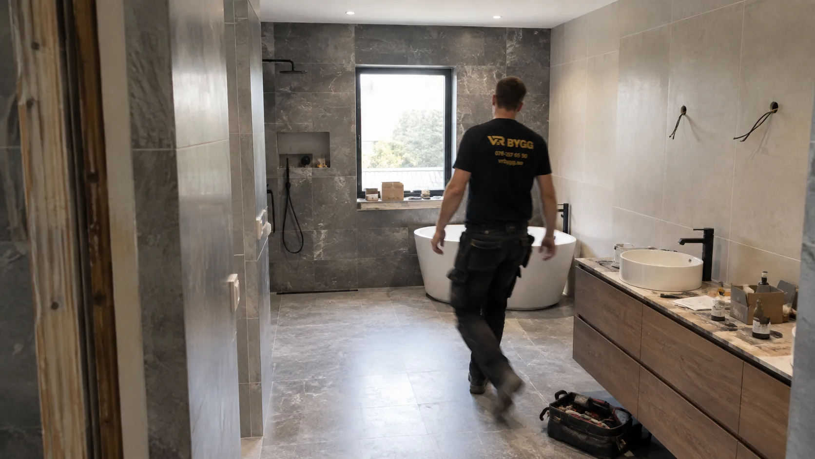 Badrumsrenovering